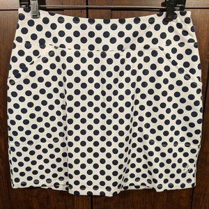 JOFIT Club Black & White Polka Dot Skort